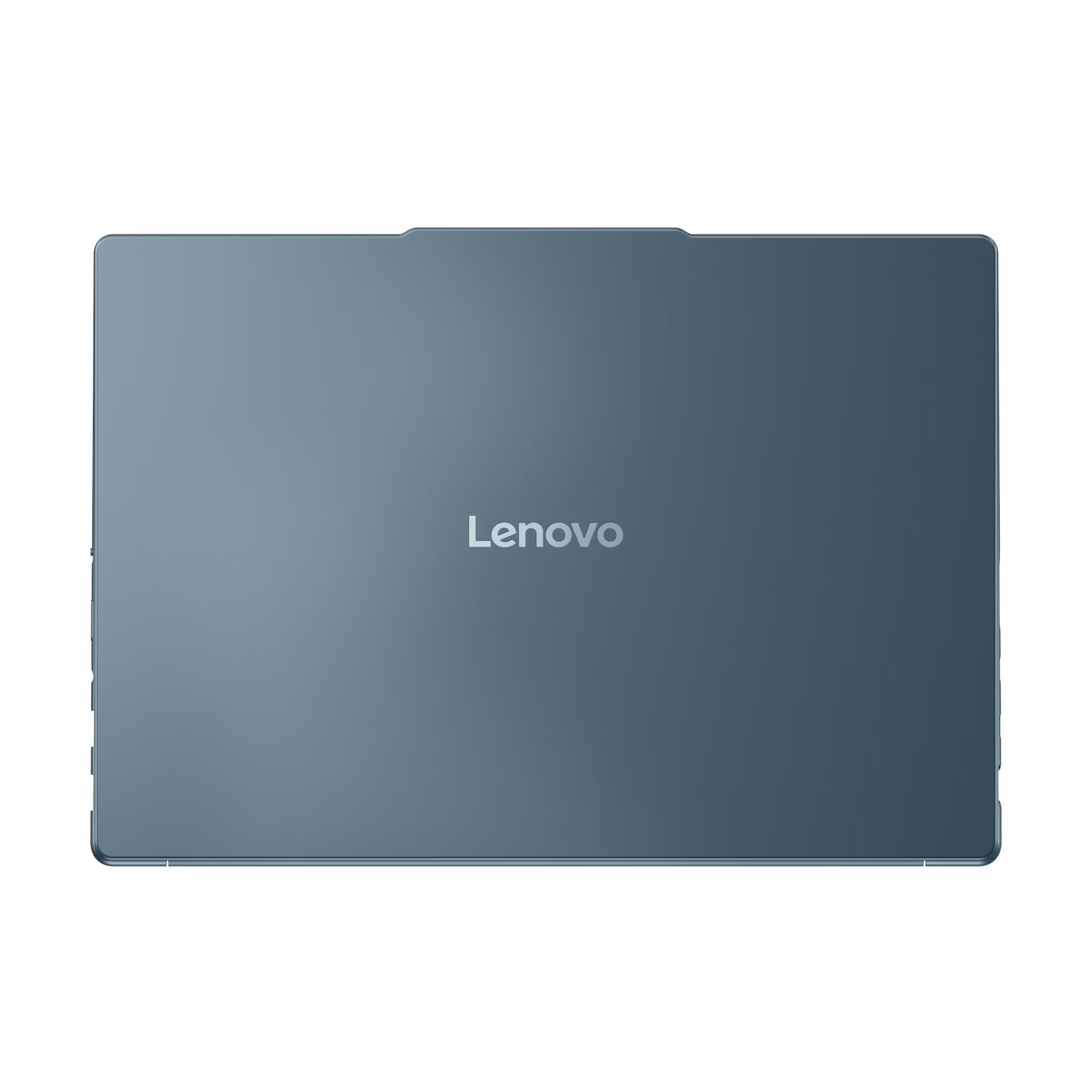 Lenovo Yoga Pro 7 14ASP10 83LX001TFR capot fermé bleu avec logo Lenovo Lenovo Yoga Pro 7 14ASP10 83LX001TFR capot fermé bleu avec logo Lenovo