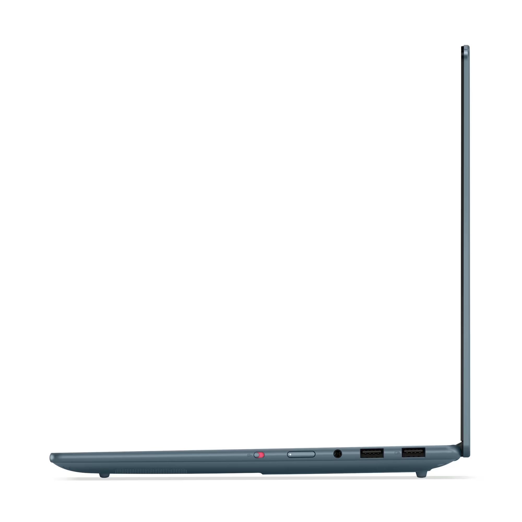 Lenovo Yoga Pro 7 14AKP10 83KG0020FR - connectique droite Lenovo Yoga Pro 7 14AKP10 83KG0020FR profil droit avec ports USB-A et prise casque