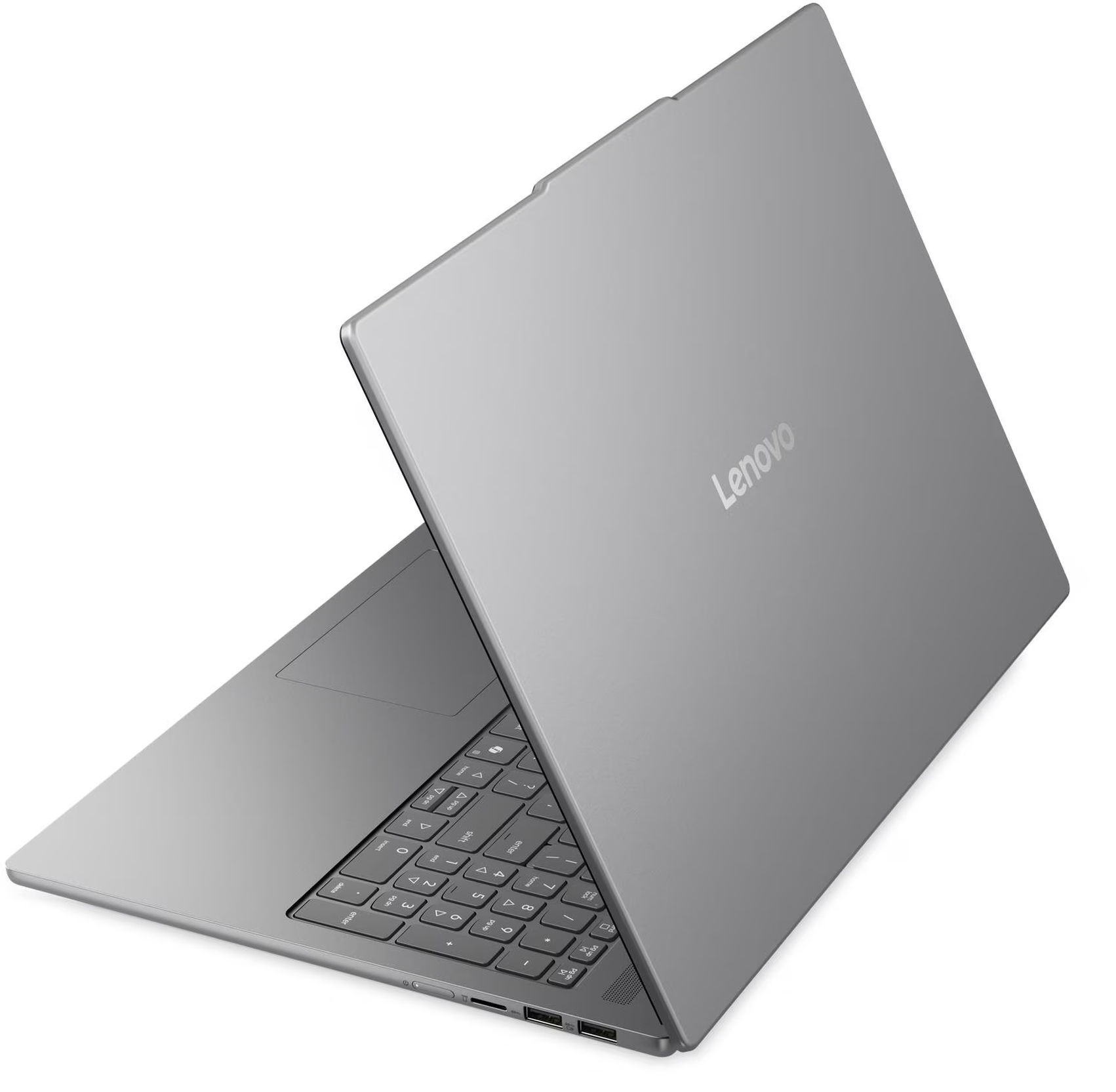 Lenovo IdeaPad Slim 5 16IPH11 83S60013FR – vue arrière du châssis Vue arrière ouverte du Lenovo IdeaPad Slim 5 16IPH11 83S60013FR