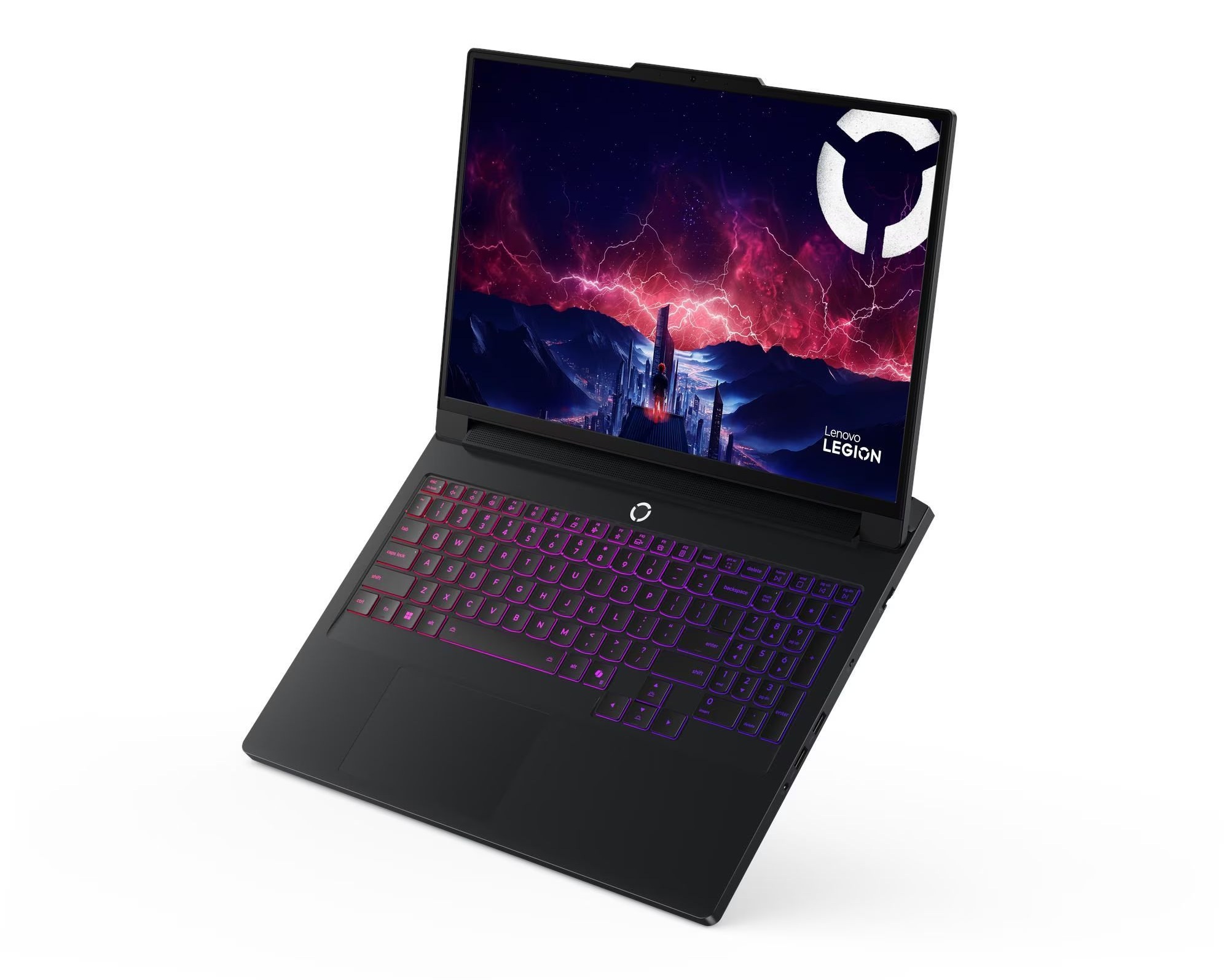 Lenovo Legion Pro 7 16AFR10H (83RU0047FR) ouvert avec clavier RGB Lenovo Legion Pro 7 16AFR10H (83RU0047FR) ouvert avec clavier RGB