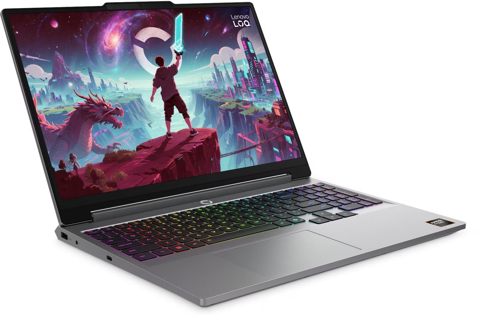 Lenovo LOQ 15AHP11 (83TN006QFR) – vue générale Vue générale du PC gamer Lenovo LOQ 15AHP11 (83TN006QFR)