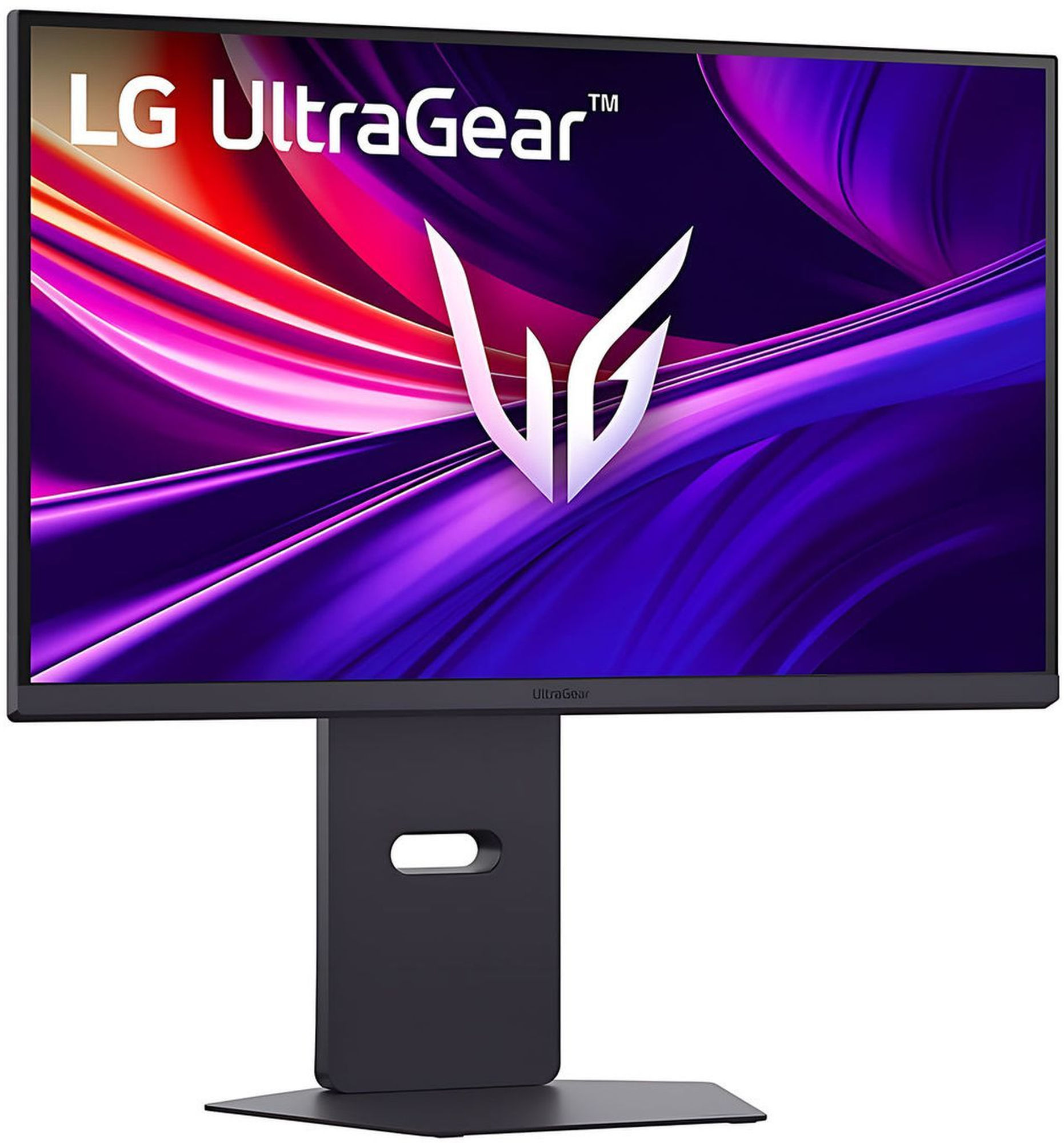 LG 27G850A-B - design et finitions Moniteur LG 27G850A-B : vue de côté et design