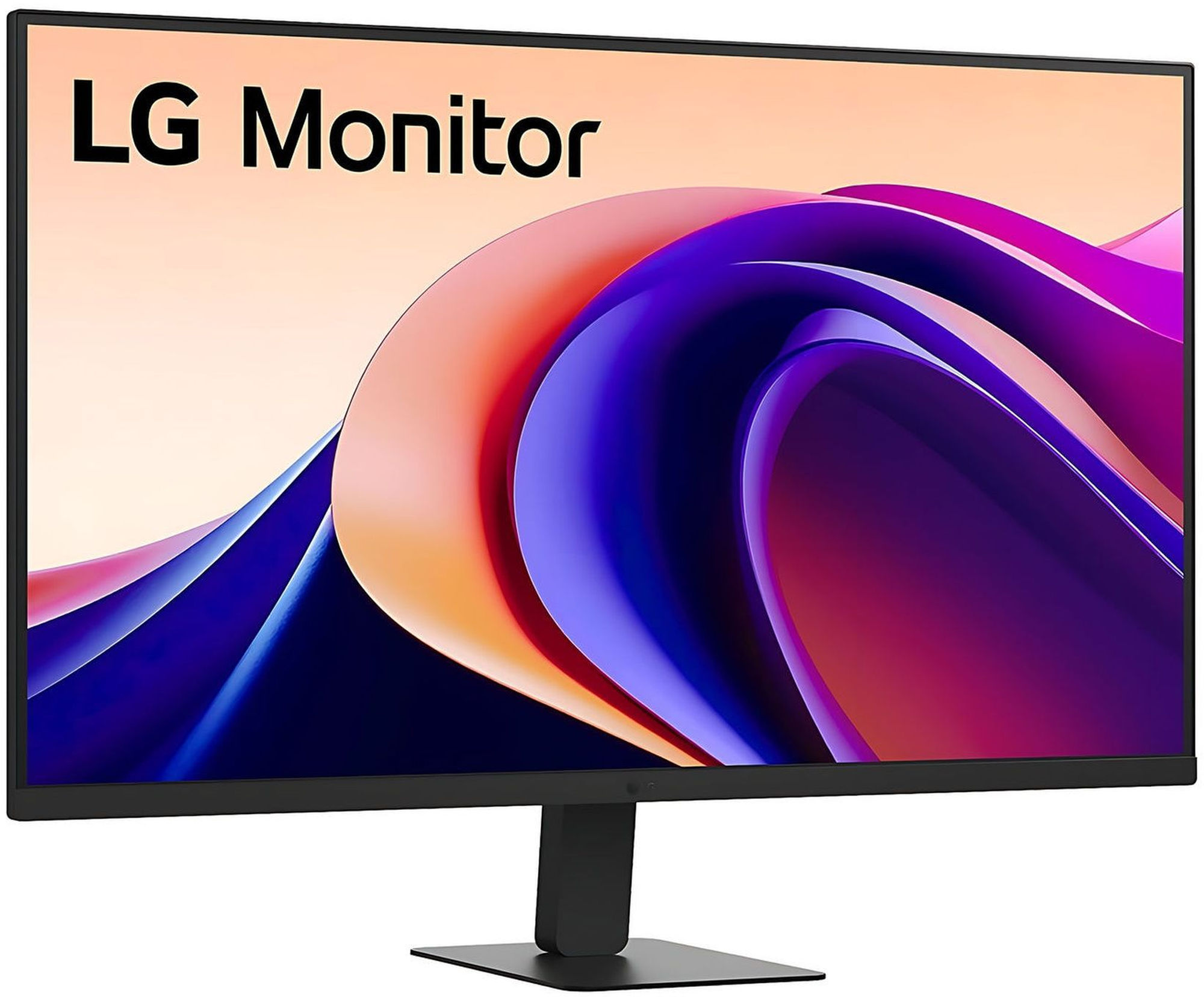 LG 32U631A-B : vue de face Écran PC LG 32U631A-B : vue de face sur fond blanc