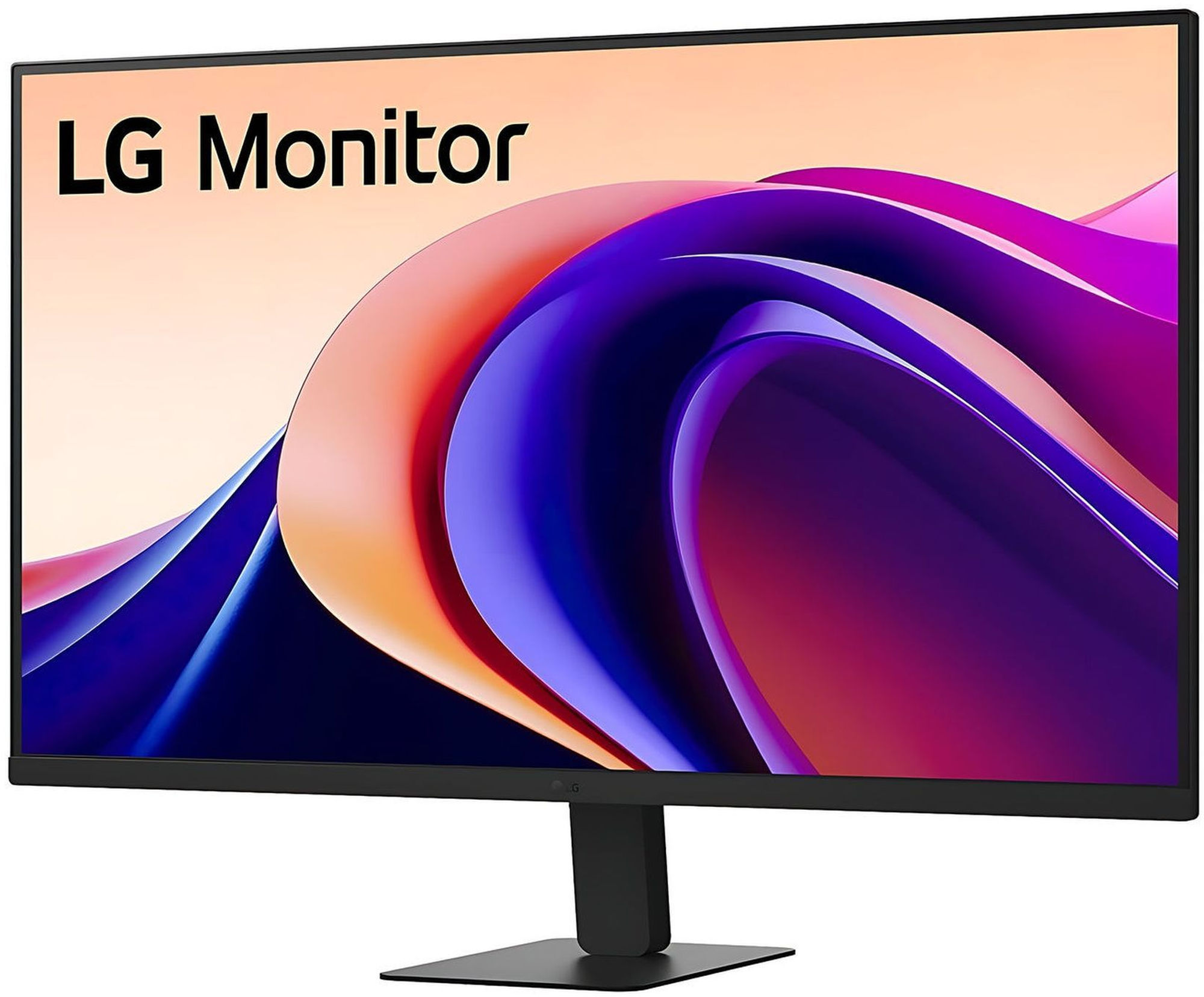 LG 32U631A-B : vue de trois-quarts LG 32U631A-B : vue produit légèrement de trois-quarts
