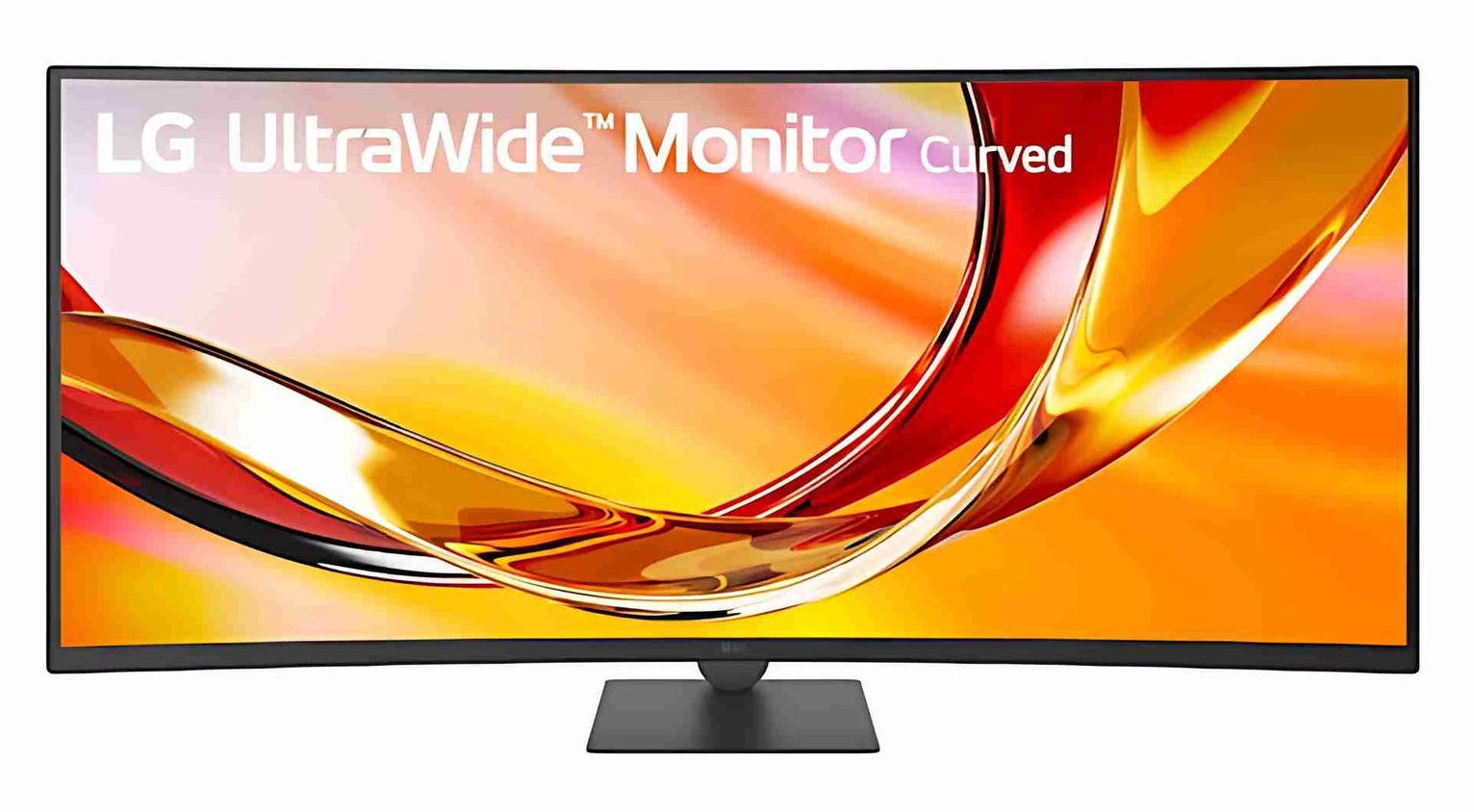 LG 34U620B-B - vue de face UltraWide Vue de face du moniteur LG 34U620B-B UltraWide incurvé