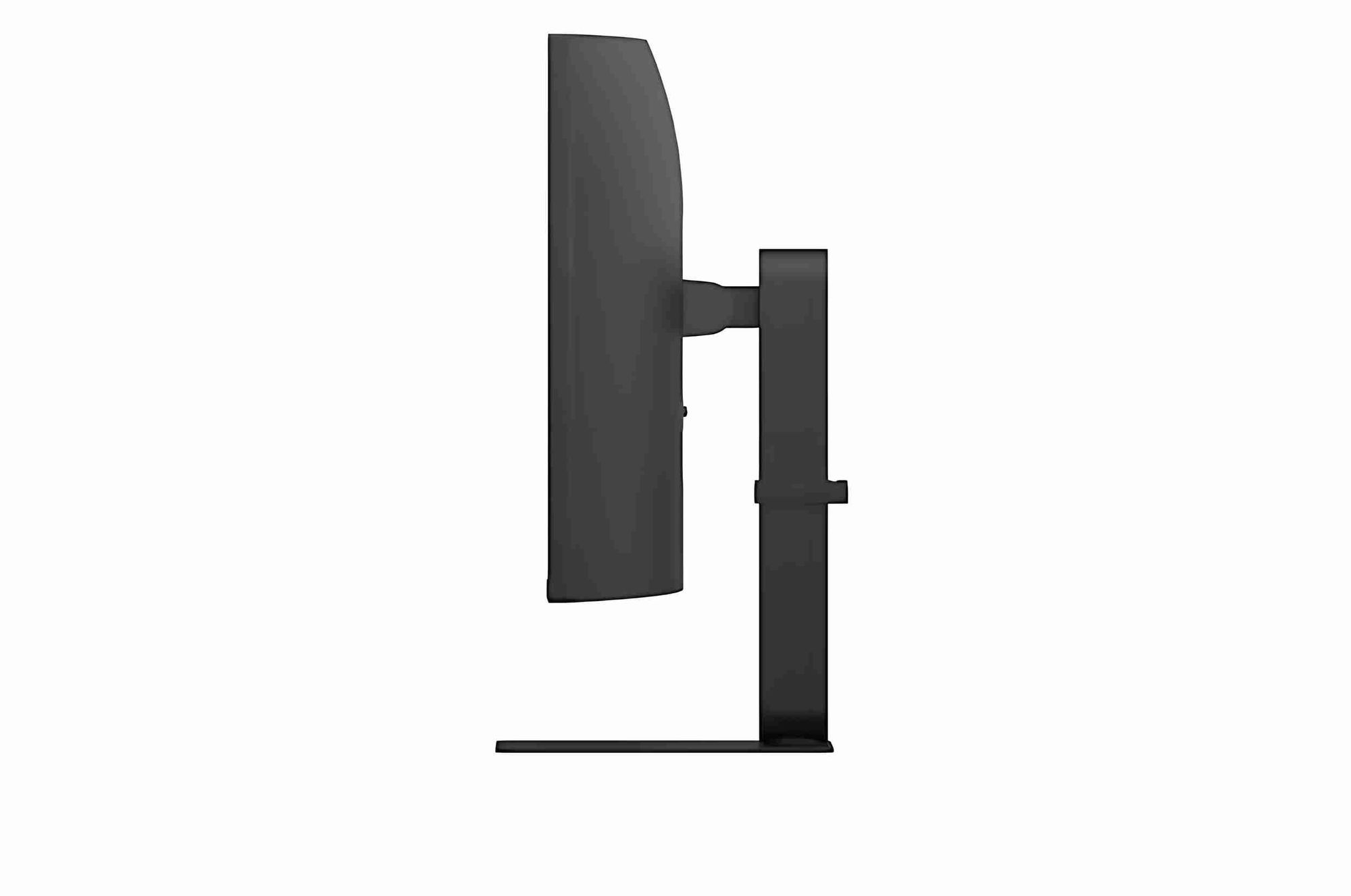 LG 34U620B-B - profil et écran incurvé Profil du LG 34U620B-B montrant la courbure de l'écran