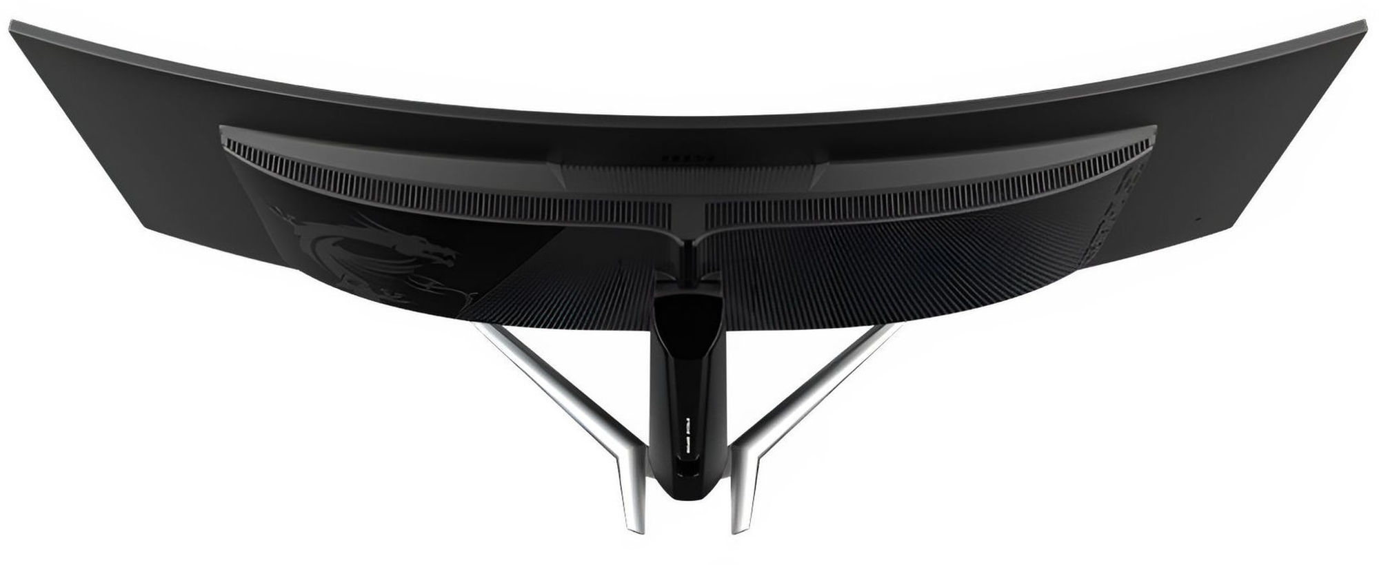 MSI MPG 491CQPX QD-OLED : précautions OLED au quotidien MSI MPG 491CQPX QD-OLED - vue du moniteur de profil