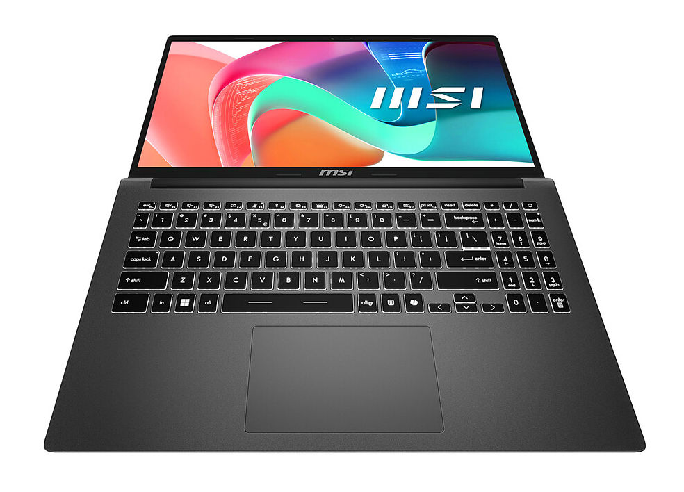 MSI Modern 15 F13MG-608FR 6S7-15S121-608 - vue du dessus MSI Modern 15 F13MG-608FR 6S7-15S121-608 - vue du dessus