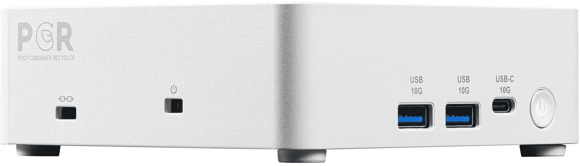 MSI Cubi NUC AI 1UMG-063EU - gros plan sur les ports en façade MSI Cubi NUC AI 1UMG-063EU - gros plan sur les ports en façade