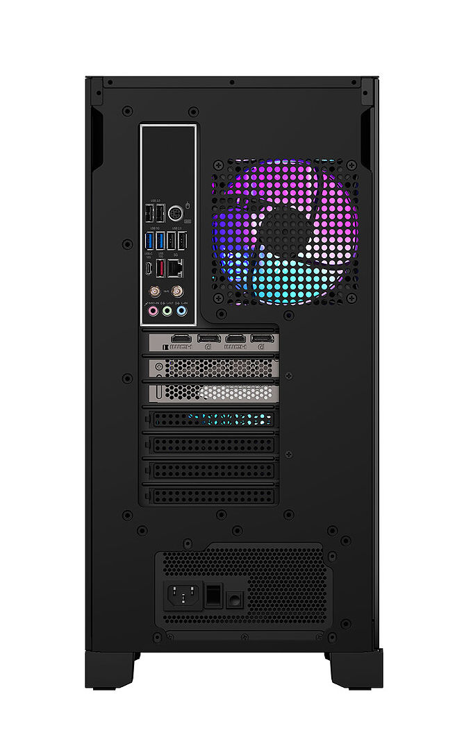 MSI MPG Infinite X3 AI 2NVV7-055EU : vue arrière et connectique Arrière du MSI MPG Infinite X3 AI 2NVV7-055EU et connectique