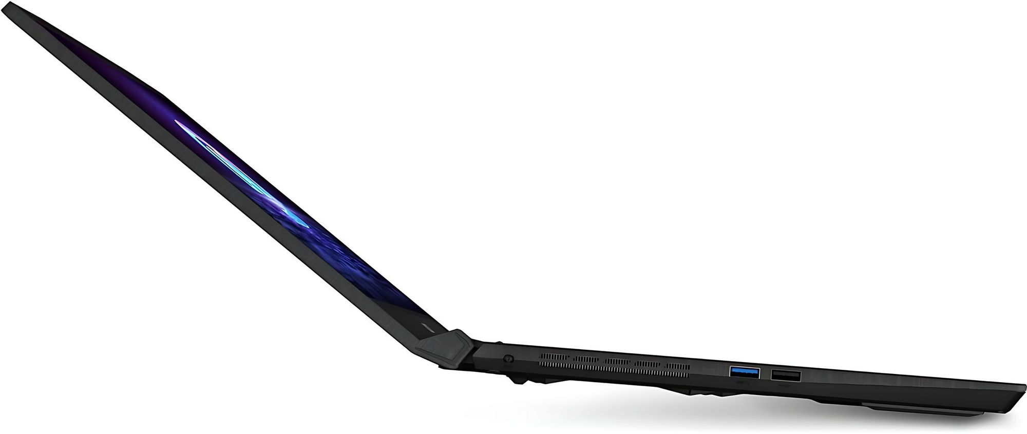 MSI Katana A15 AI B2HWGK-024FR profil fin côté gauche MSI Katana A15 AI B2HWGK-024FR profil fin côté gauche