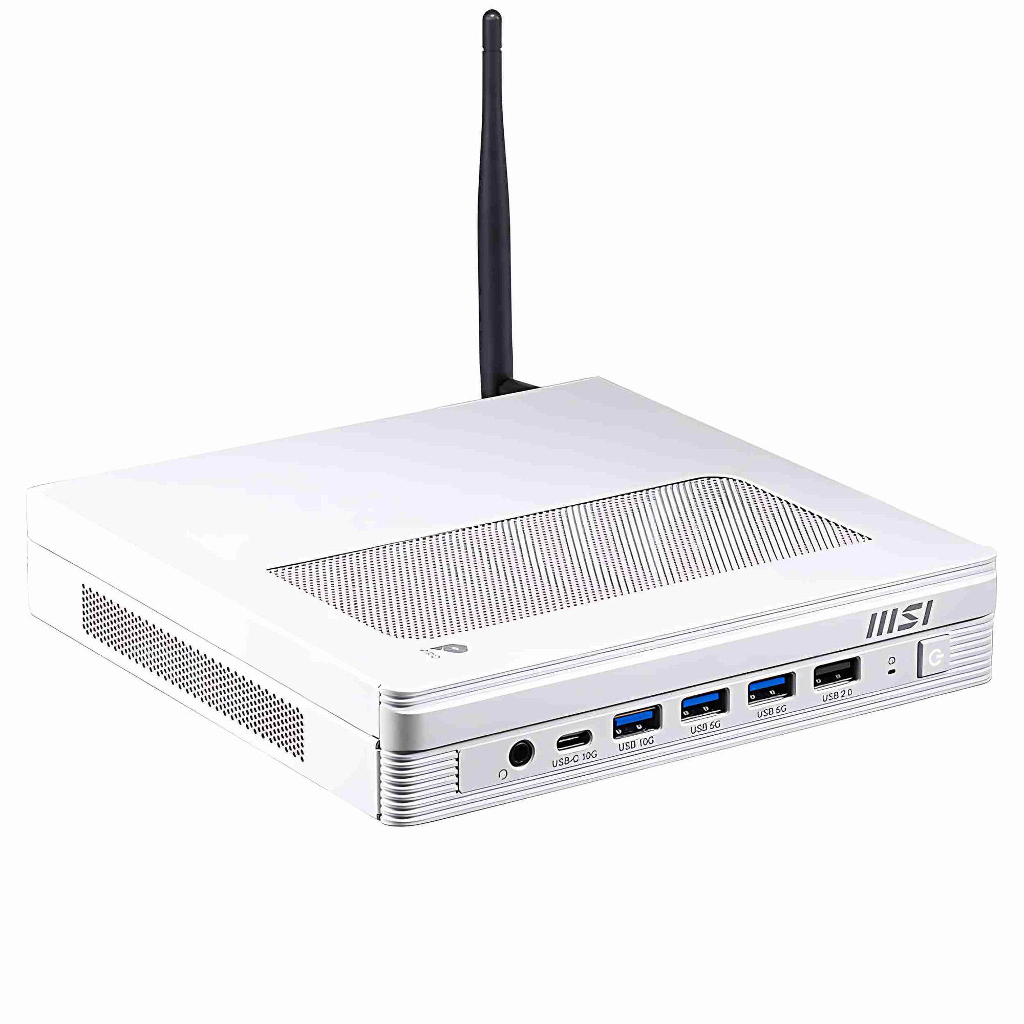 MSI PRO DP10 A14MG-006EU - ports en façade pour périphériques MSI PRO DP10 A14MG-006EU vue avec ports USB en façade