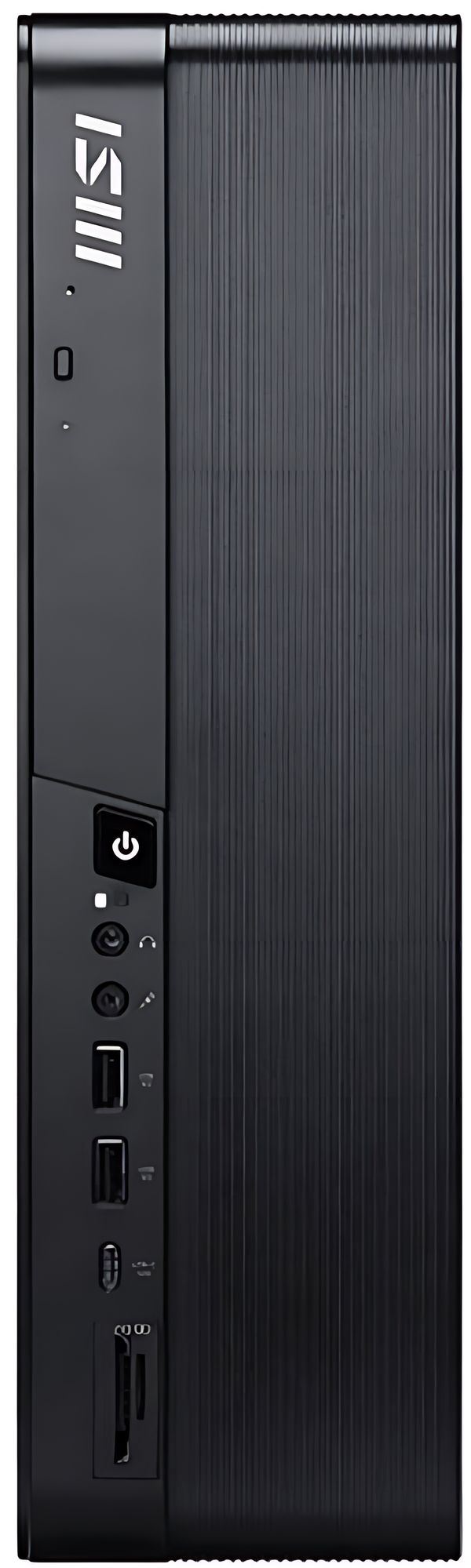 MSI PRO DP80 AI A2TAG-075EU - façade avant et connectique Façade avant du MSI PRO DP80 AI A2TAG-075EU