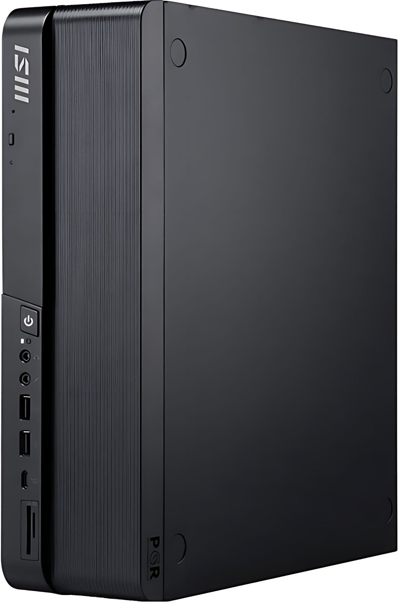 MSI PRO DP80 AI A2TAG-075EU - boîtier professionnel compact MSI PRO DP80 AI A2TAG-075EU côté et façade