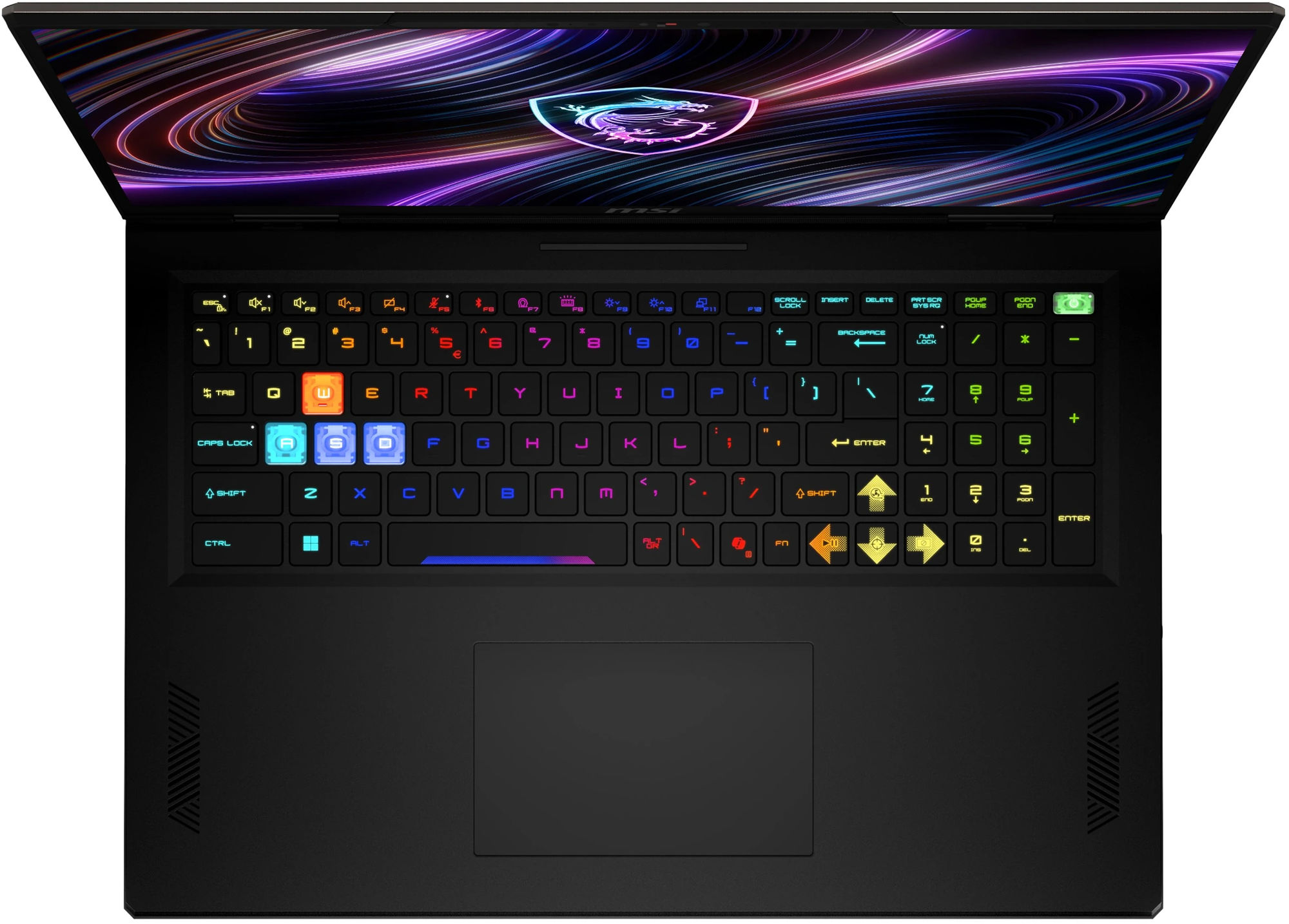 MSI Raider A18 HX A8WHG-281FR clavier RGB SteelSeries et grand touchpad MSI Raider A18 HX A8WHG-281FR clavier RGB SteelSeries et grand touchpad