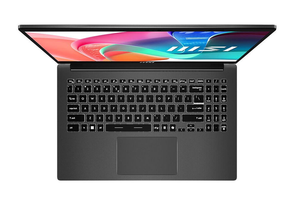 MSI Modern 15 F1MG-687XFR clavier avec pavé numérique MSI Modern 15 F1MG-687XFR clavier avec pavé numérique