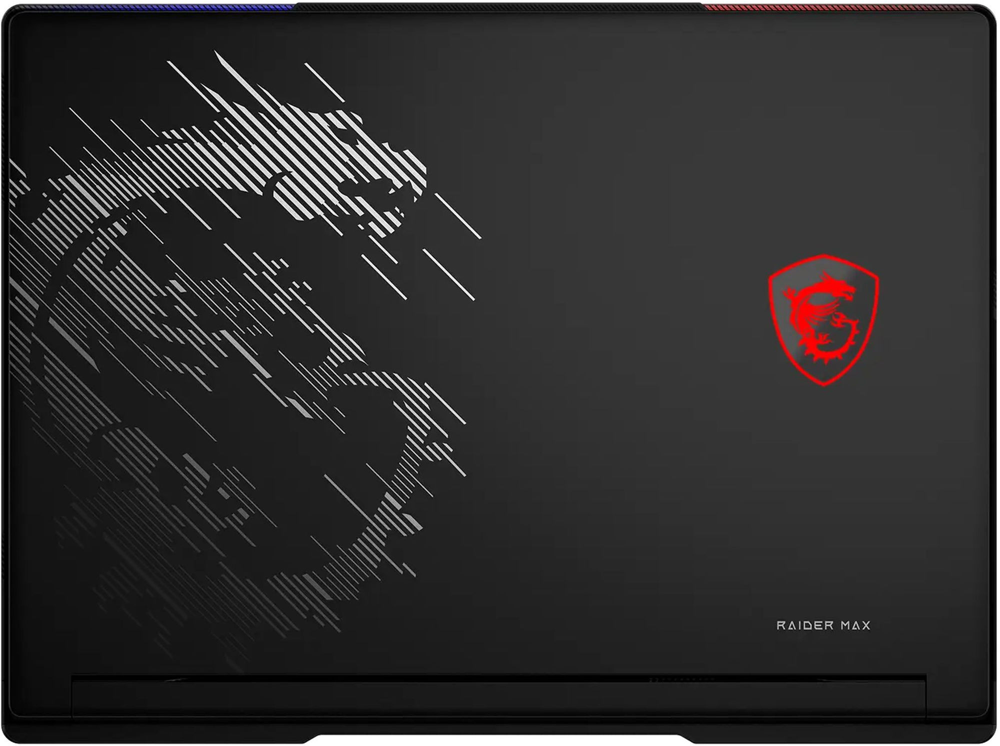 Design du capot du MSI Raider 16 HX B2WH-019FR Capot du PC gamer MSI Raider 16 HX B2WH-019FR
