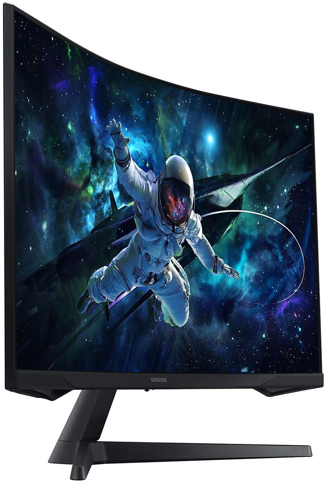 Samsung Odyssey G55C LS27CG552EUXEN - affichage en situation Samsung Odyssey G55C LS27CG552EUXEN - affichage en situation