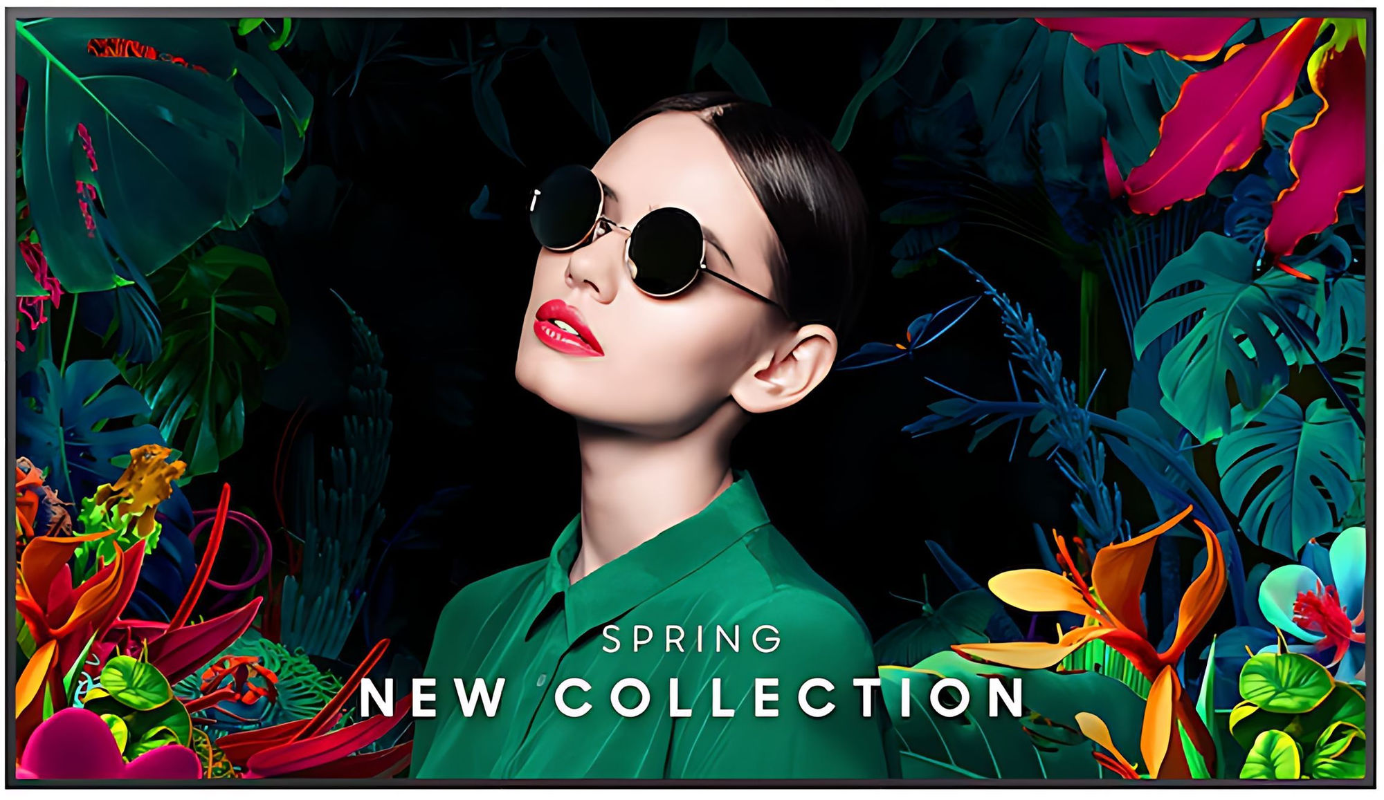 Samsung QM43C : usage multitâche sur grand format Samsung QM43C : écran PC 43 pouces 4K - visuel 2