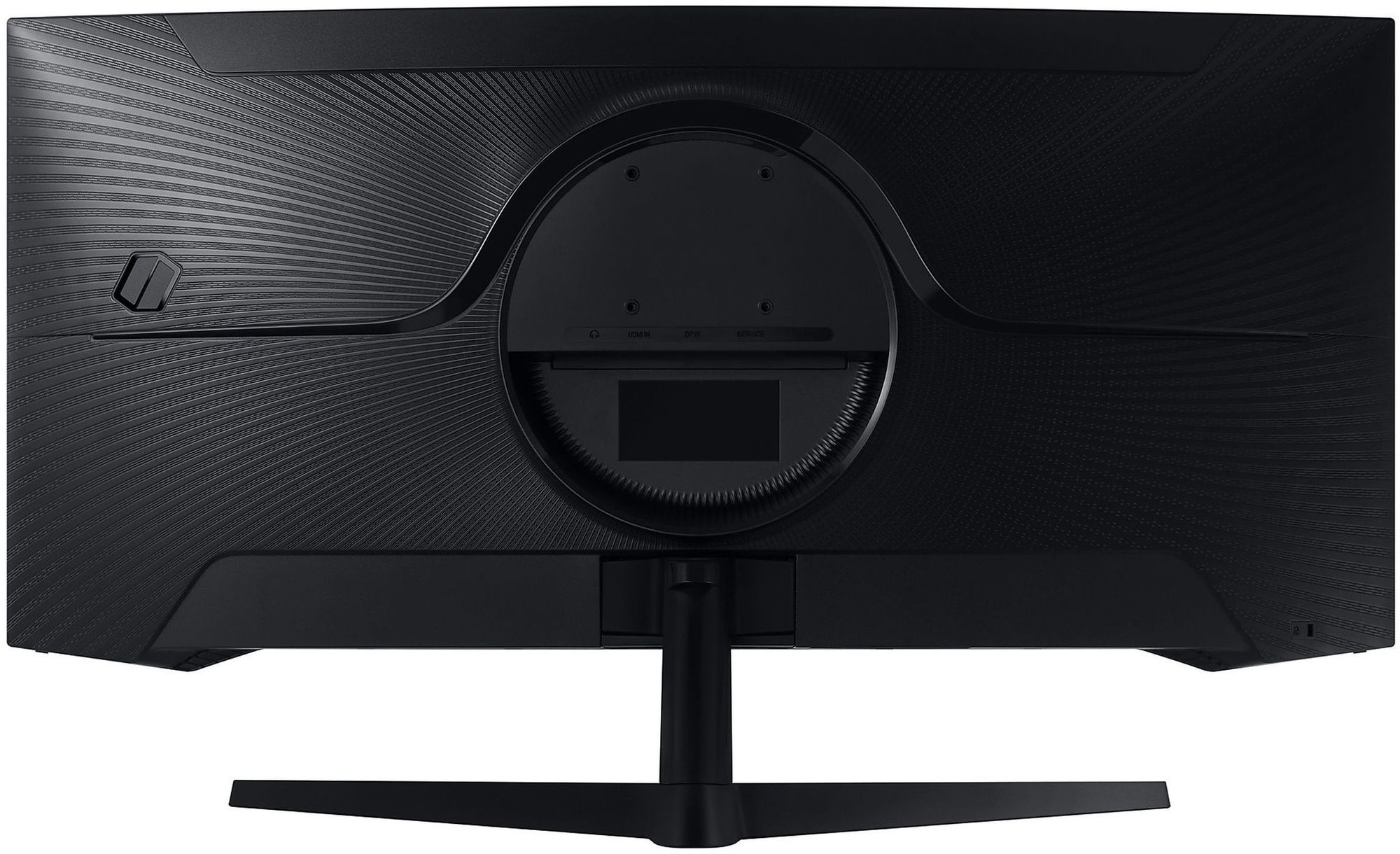 Samsung Odyssey G5 LC34G55TWWPXEN - vue arrière complète du moniteur incurvé Samsung Odyssey G5 LC34G55TWWPXEN - vue arrière complète du moniteur incurvé