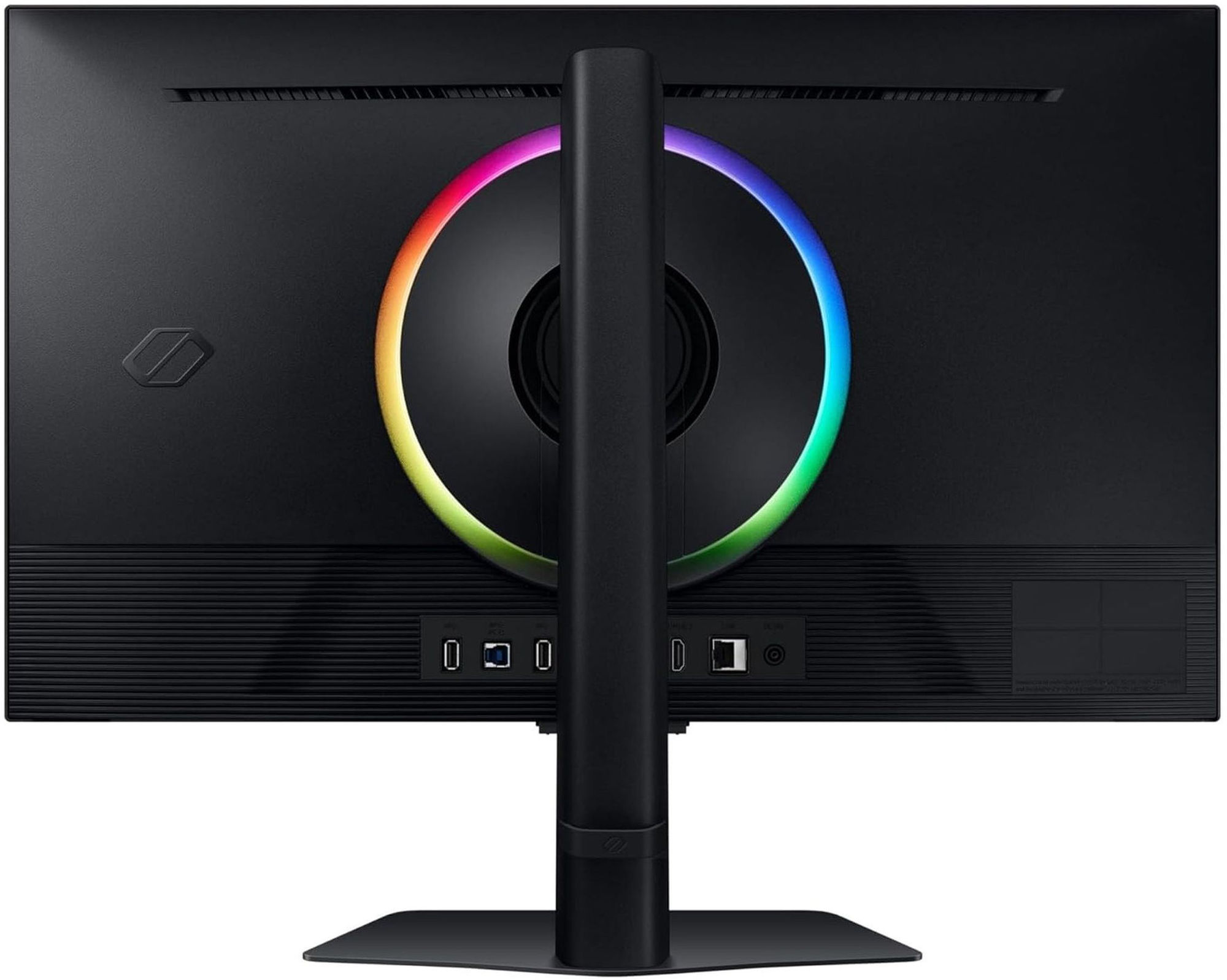 Arrière du Samsung Odyssey G7 G70D - design et éclairage Samsung Odyssey G7 G70D LS32DG702EUXEN - arrière et design