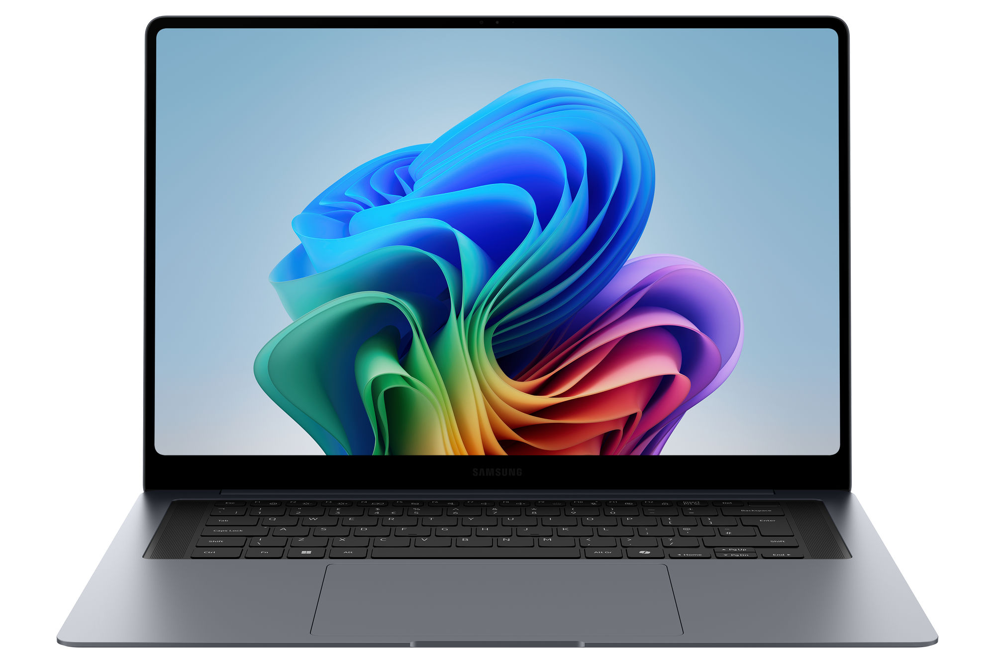 Samsung Galaxy Book6 Pro 14 NP940XJG-KG1FR - vue de face écran ouvert Samsung Galaxy Book6 Pro 14 NP940XJG-KG1FR - vue de face écran ouvert