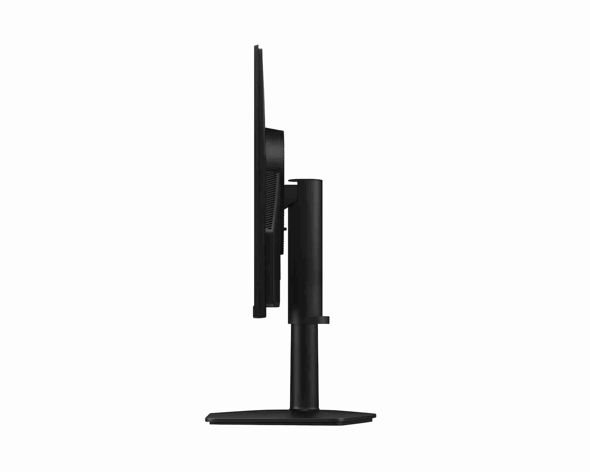 Vue de profil du Samsung LS27HG402EUXEN Profil fin et pied ergonomique du Samsung LS27HG402EUXEN