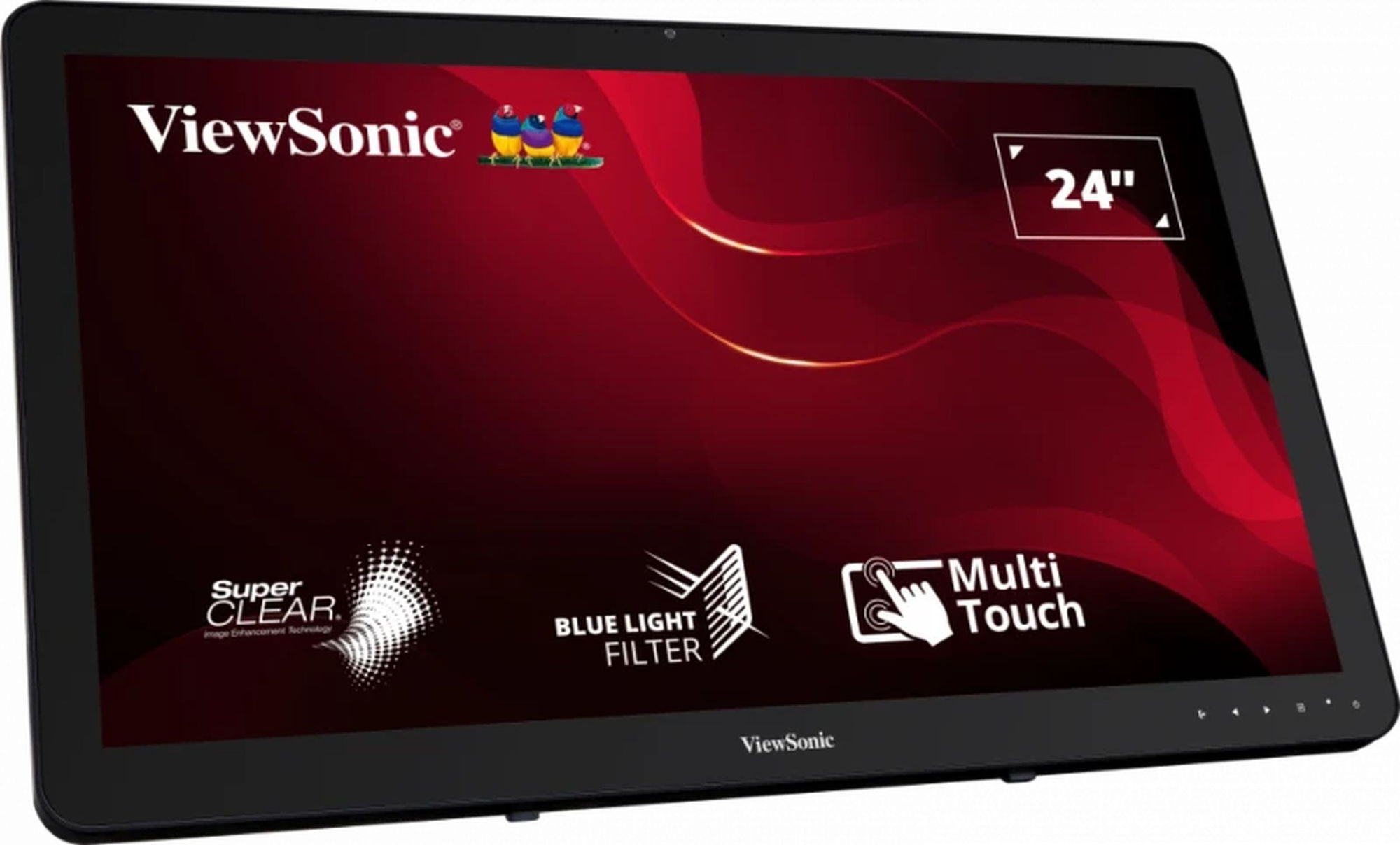 ViewSonic TD2430 : le tactile au quotidien ViewSonic TD2430 - utilisation tactile en bureau