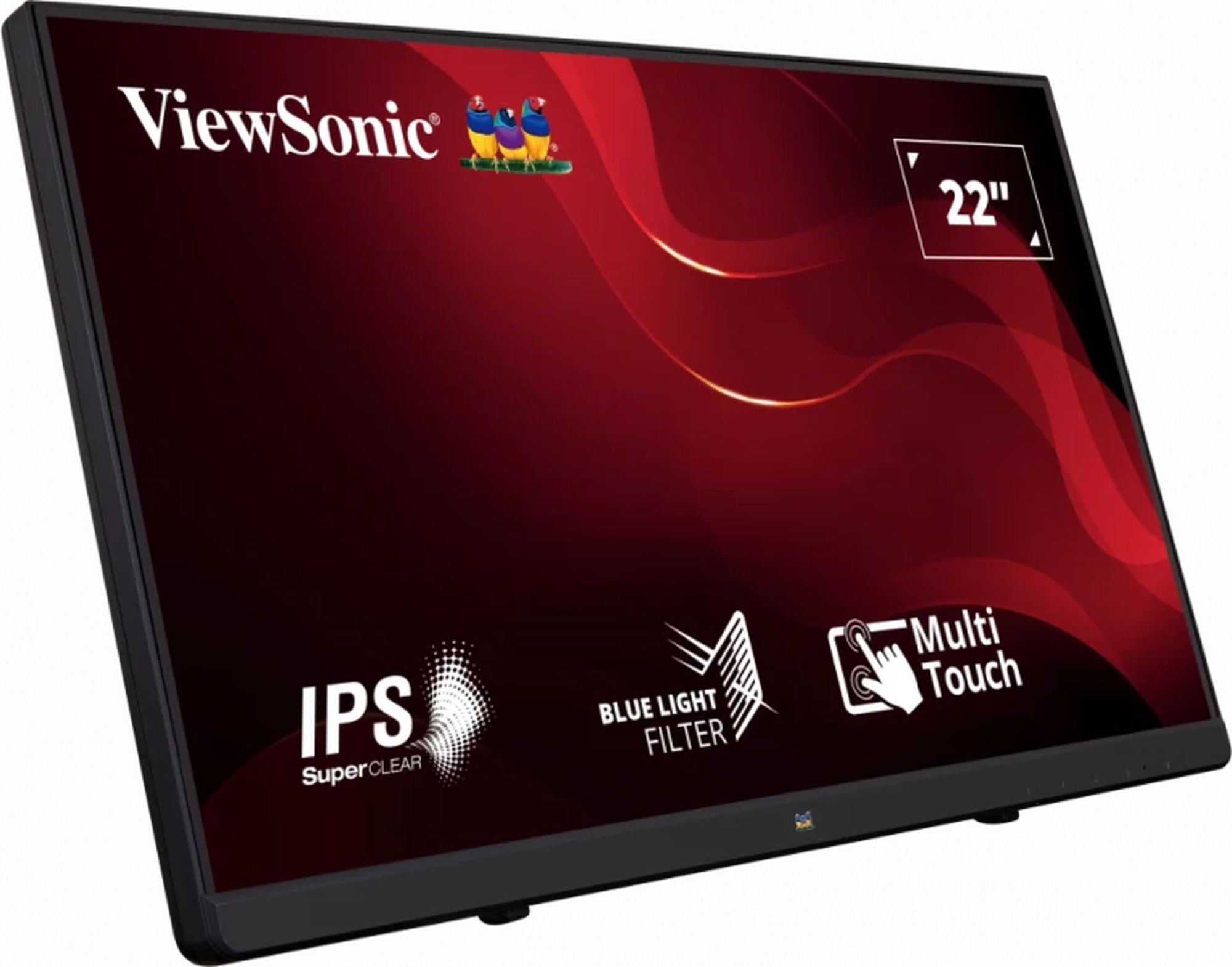 ViewSonic TD2230 - vue 3/4 ViewSonic TD2230 - vue 3/4
